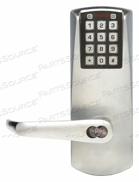 OEM#: E2031BLL62641ЭЛЕКТРОННЫЙ ЗАМОК 12 КНОПОК, МАТОВЫЙ ХРОМ, Kaba