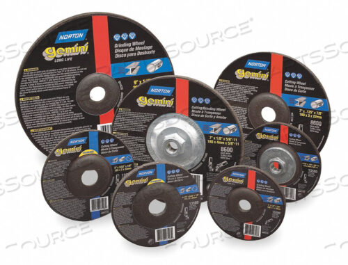 OEM#: 66252832390УГЛУБЛЕННЫЙ ЦЕНТР WHL T27 6X1/4X5/8-11 AO от Norton | Saint-Gobain Abrasives