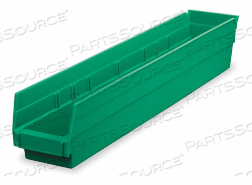 OEM#: 30128GREENF8462 ПОЛКА ДЛЯ КОНТЕЙНЕРОВ 17-7/8 ДЮЙМОВ Д 4-1/8 ДЮЙМА ШИРИНА 4 ДЮЙМА В от Akro-Mils / Myers Industries, Inc
