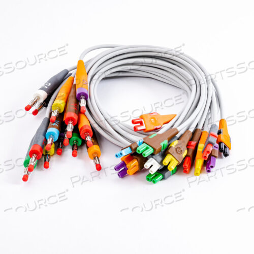 Заменяет Vyaire Medical Inc. 2016033-001КАРДИОЛОГИЧЕСКИЙ 14-КАБЕЛЬНЫЙ КОМПЛЕКТ/ПРОВОДНОЙ КОМПЛЕКТ ОТВЕДЕНИЙ