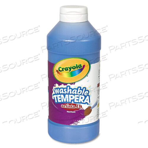 OEM#: 543115042ARTISTA II WASHABLE TEMPERA PAINT, BLUE, 16 OZ BOTTLE by Crayola