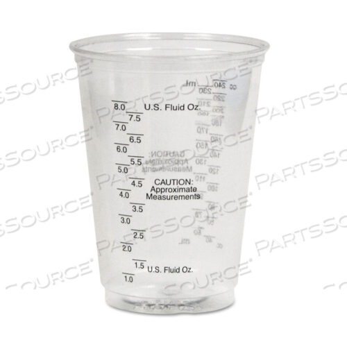 OEM#: TP10DGMПЛАСТИКОВЫЕ МЕДИЦИНСКИЕ И СТОМАТОЛОГИЧЕСКИЕ СТАКАНЧИКИ, 10 УНЦИЙ, ПРОЗРАЧНЫЕ, ГРАДУИРОВАННЫЕ, 50/ПАКЕТ, 20 ПАКЕТОВ/КОРОБКА от Dart Container Corporation
