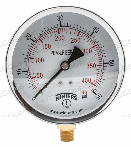 OEM#: PEM222LFМАНОМЕТР ДАВЛЕНИЯ 0 ДО 60 PSI 4 ДЮЙМА от Winters Instruments