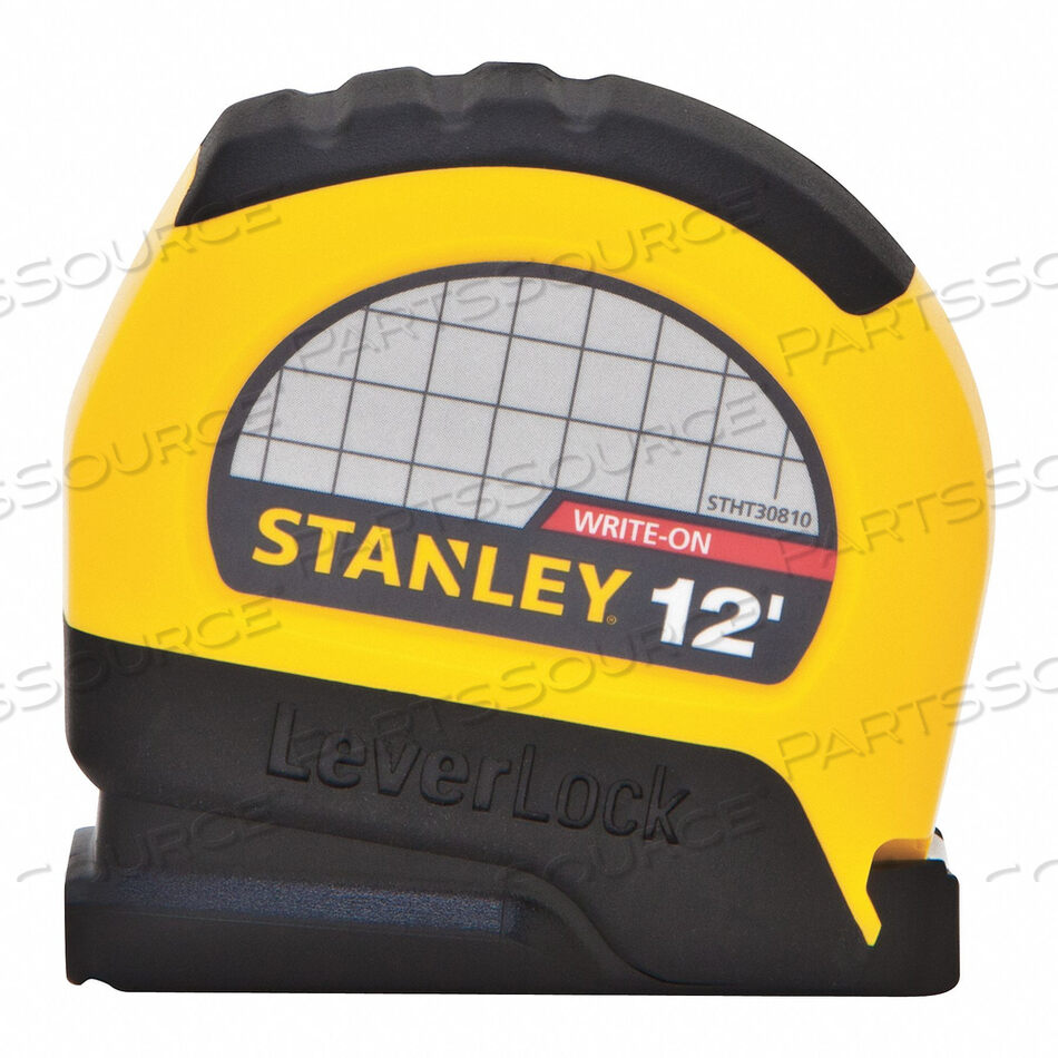 OEM#: STHT30810LEVERLOCK TAPE RULE 1/2 X 12 TAPE MEASURE by Stanley
