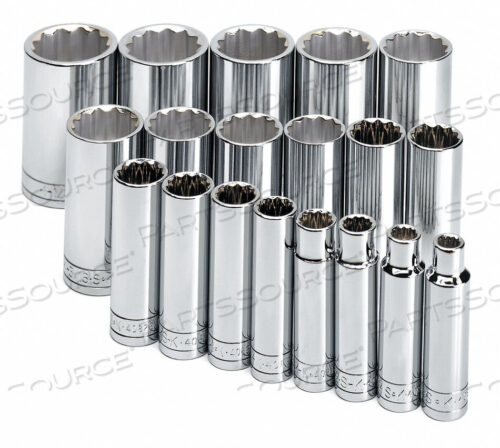 OEM#: 4819-6 НАБОР ГОЛОВОК SAE 1/2 IN DR 19 PC от SK Professional Tools