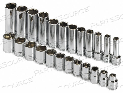 OEM#: 89024 НАБОР ГОЛОВОК МЕТРИЧЕСКИХ 3/8 ДЮЙМА DR 24 ШТ от SK Professional Tools