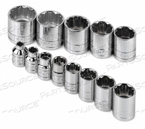 OEM#: 4653 НАБОР ГОЛОВОК SAE 3/8 IN DR 13 PC от SK Professional Tools