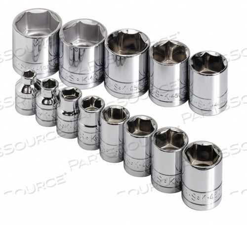 OEM#: 4613SOCKET SET SAE 3/8 IN DR 13 PC by SK Professional Tools