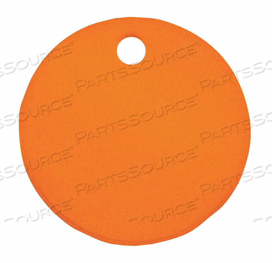 OEM#: 43009БИРКА ПУСТАЯ КРУГЛАЯ ОРАНЖЕВАЯ PK5 от C.H. Hanson