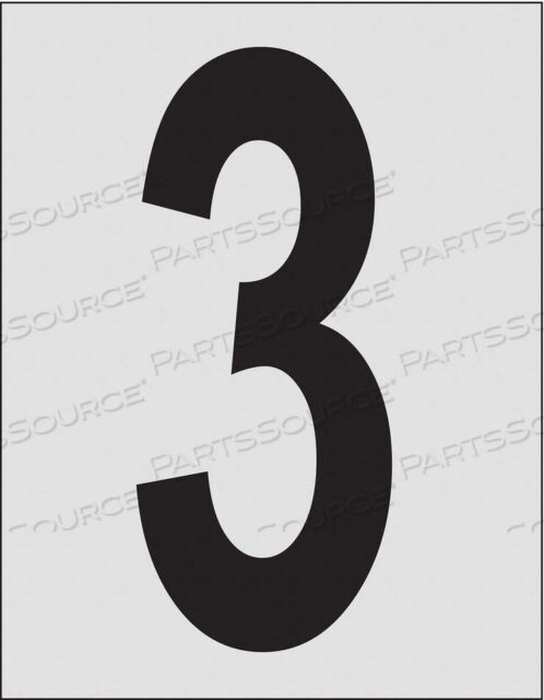 OEM#: 5900-3ЭТИКЕТКА С НОМЕРОМ 1 ДЮЙМ. СИМВОЛ PK25 от Brady Americas