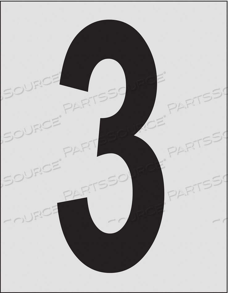 OEM#: 5900-3ЭТИКЕТКА С НОМЕРОМ 1 ДЮЙМ. СИМВОЛ PK25 от Brady Americas