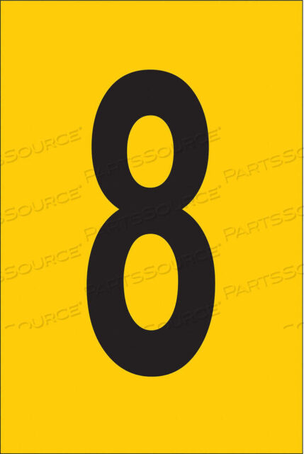 OEM#: 5920-8ЭТИКЕТКА С НОМЕРОМ 1 ДЮЙМ. СИМВОЛ PK25 от Brady Americas