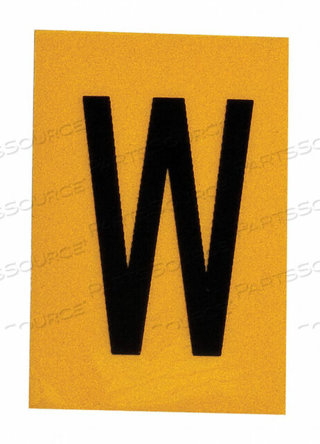 OEM#: 5920-WБУКВА ЭТИКЕТКА 1 ДЮЙМ.В. СИМВОЛ PK25 от Brady Americas