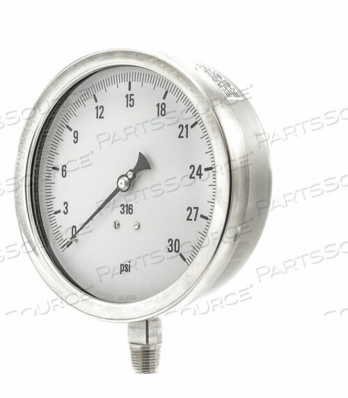 OEM#: 6001-2LCH8409 МАНОМЕТР ДЛЯ РАБОТЫ В УСЛОВИЯХ БОЛЬШОЙ НАГРУЗКИ 6 ДЮЙМОВ 30 PSI от PIC Gauges