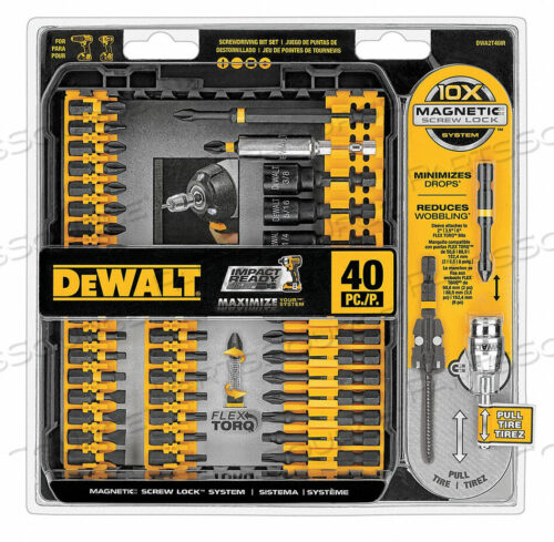 OEM#: DWA2T40IRSET 40-PC. ОТВЕРТКИ УДАРНЫЕ от DeWalt