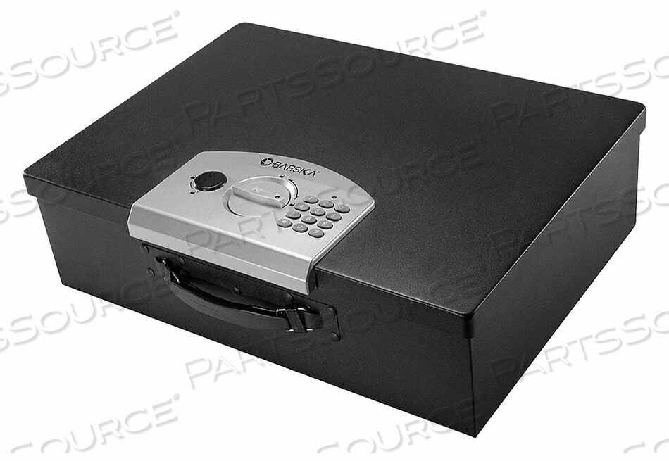 OEM#: AX11910ЦИФРОВОЙ ПОРТАТИВНЫЙ СЕЙФ С КЛАВИАТУРОЙ - 17-1/2 Ш X 12-1/2 Г X 5 В, ЧЕРНЫЙ от Barska
