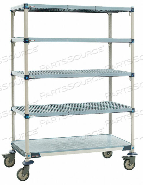 OEM#: 5Q567EG3METROMAX Q 5Q567EG3 5-ПОЛОЧНЫЙ ПРОМЫШЛЕННЫЙ ПЛАСТИКОВЫЙ СТЕЛЛАЖ, МОБИЛЬНАЯ ТЕЛЕЖКА, ПОЛКА СО СПЛОШНЫМ ДНОМ, 24 X 60 X 80 от Intermetro Industries (Emerson)