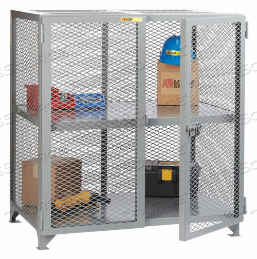 OEM#: SC-3072-NCWELDED VENTILATED STORAGE LOCKER W/1 SHELF, 73WX33DX52H, GRAY,ASSEMBLED by Little Giant