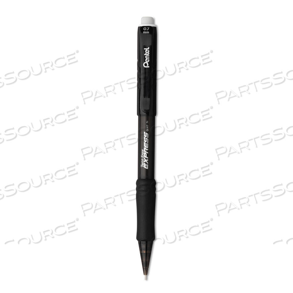 OEM#: QE417ATWIST-ERASE EXPRESS МЕХАНИЧЕСКИЙ КАРАНДАШ, 0,7 ММ, HB (#2.5), ЧЕРНЫЙ ГРАФИФ, ЧЕРНЫЙ КОРПУС, ДЮЖИНА от Pentel of America