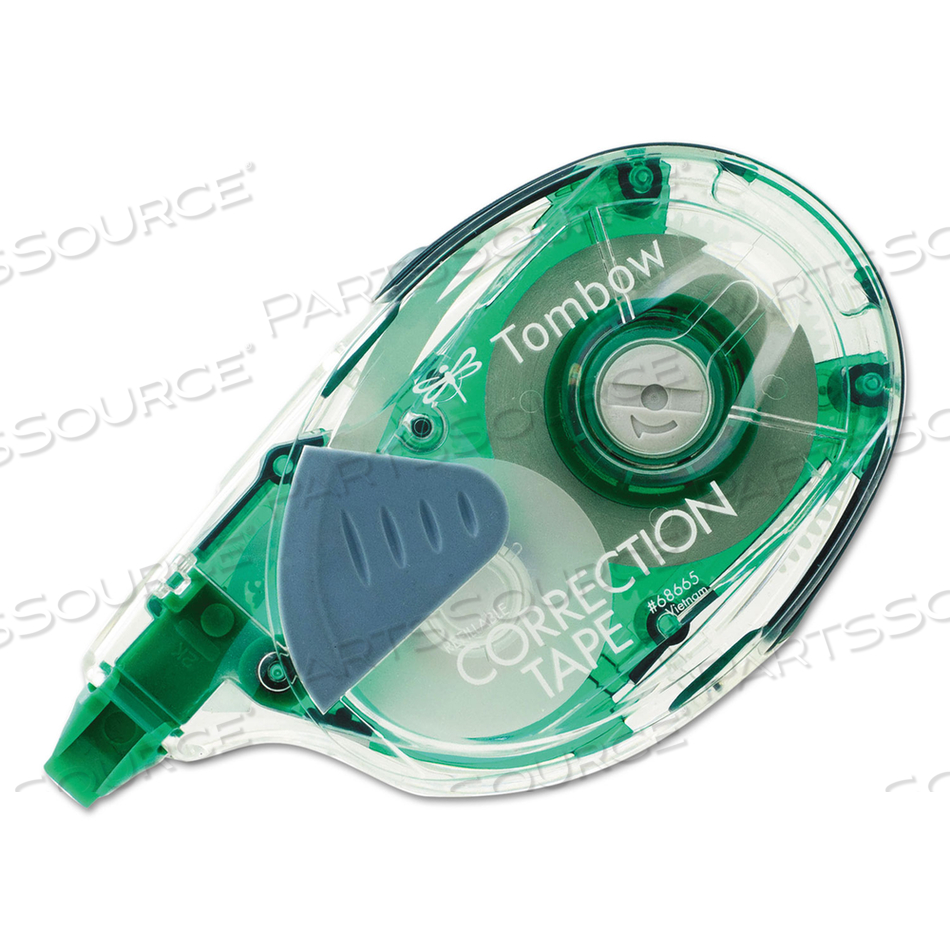 OEM#: 68665MONO REFILLABLE CORRECTION TAPE, CLEAR APPLICATOR, 0.17 X 472 by Tombow