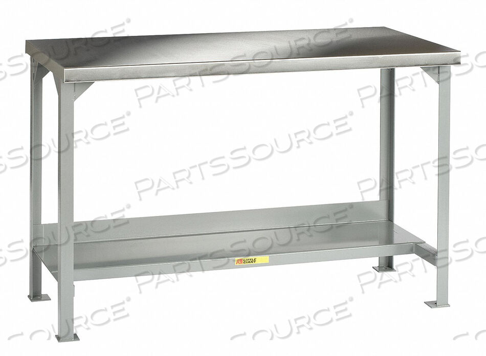 OEM#: WSS2-3048-36WORKBENCH W/UNDERSHELF, 16 GA. 304 SERIES STAINLESS, 48WX30D by Little Giant