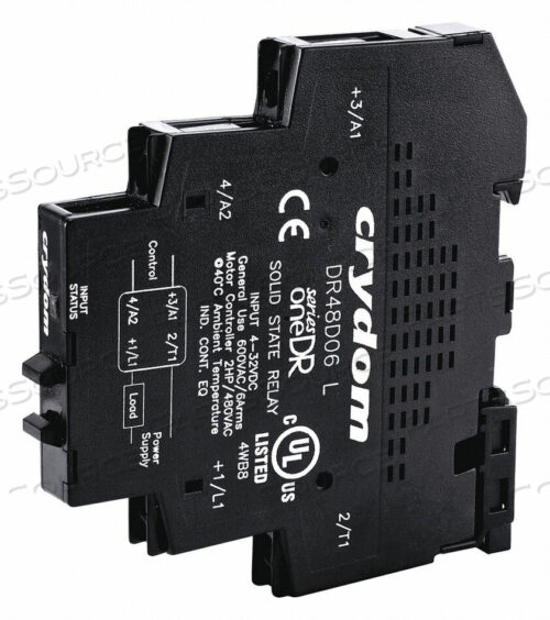 OEM#: DR24D06RSOLID STATE RELAY IN 4 TO 32VDC 6 от CRYDOM