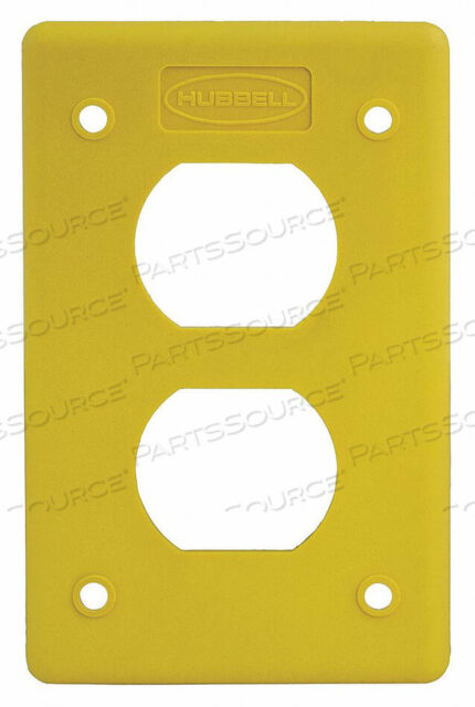 OEM#: HBLP8FSYDUPLEX КРЫШКА НЕМЕТАЛЛИЧЕСКАЯ ЖЕЛТАЯ от Hubbell Incorporated, Wiring Device-Kellums