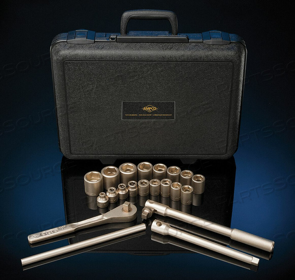 OEM#: W-160 НАБОР ТОРЦЕВЫХ КЛЮЧЕЙ SAE 1/4 ДЮЙМА DR 12 ШТ от Ampco Safety Tools