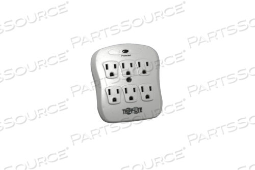 OEM#: SK6-0/SPIKEBLOKSURGE PROTECTOR WALLMOUNT DIRECT PLUG IN 120V 6 OUTLET 540 JOULE by Tripp Lite
