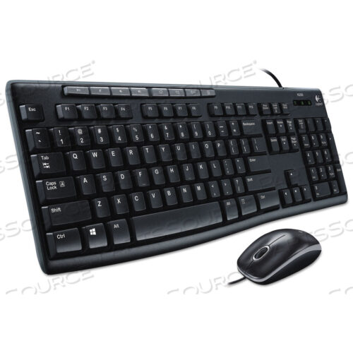 OEM#: 920-002714ПРОВОДНОЙ МЕДИАКОМПЛЕКТ MK200, USB 2.0, ЧЕРНЫЙ от Logitech