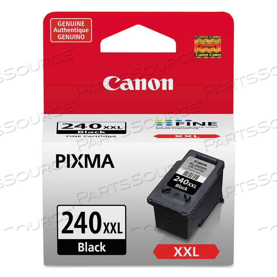 OEM#: 5204B0015204B001 (PG-240XXL) ЧЕРНИЛА CHROMALIFE100+ EXTRA HIGH-YIELD, РЕСУРС 600 СТРАНИЦ, ЧЕРНЫЕ от Canon (бытовая электроника)