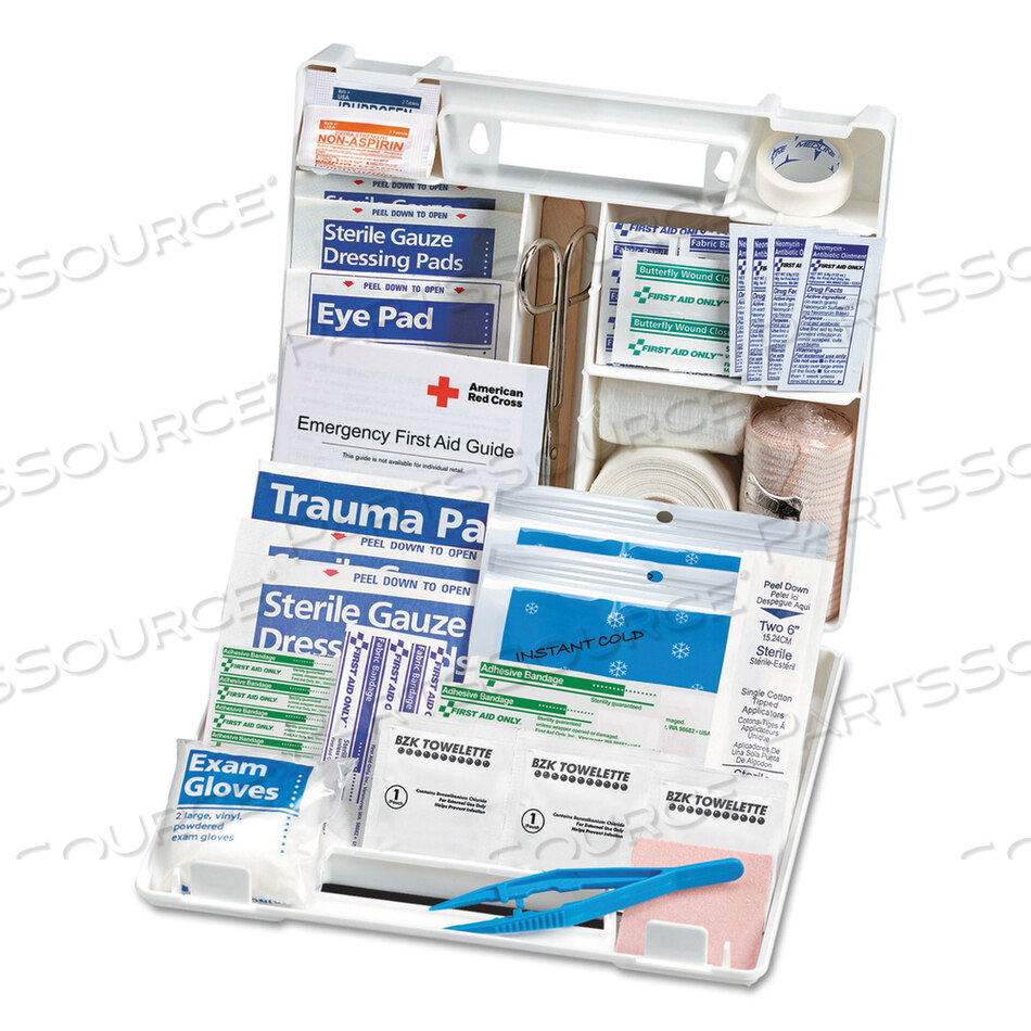 OEM#: SM-134SPORTS FIRST AID KIT FOR 10 PEOPLE, 71 PIECES, PLASTIC CASE by First Aid Only