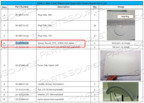 Заменяет OEC Medical Systems (GE Healthcare) 22-420080-00РАСПОРКА КРУГЛАЯ 0,375 ДЛИНА 0,625 ВНЕШНИЙ ДИАМЕТР #10 НЕЙЛОН
