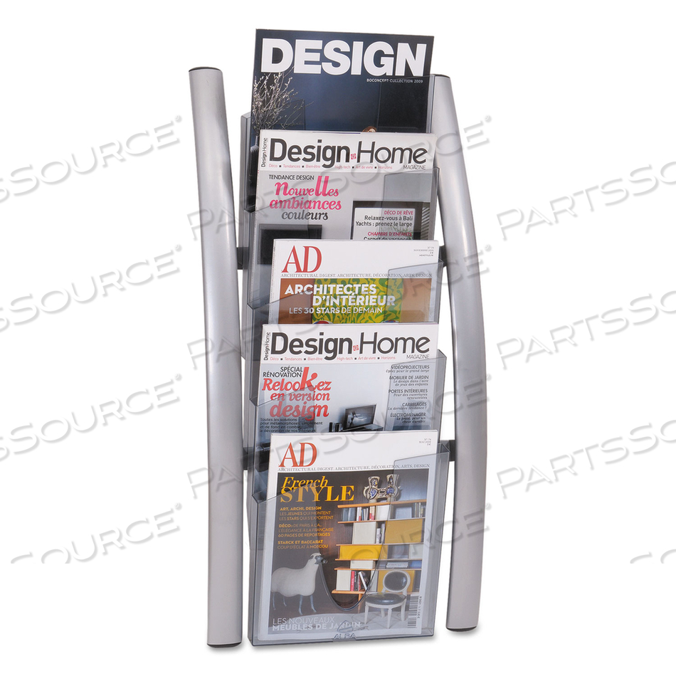 OEM#: DDICE5MНАСТЕННЫЙ ЛИТЕРАТУРНЫЙ ДИСПЛЕЙ, 13 Ш X 3,5 Г X 28,5 В, СЕРЕБРИСТЫЙ/ПРОЗРАЧНЫЙ от Alba