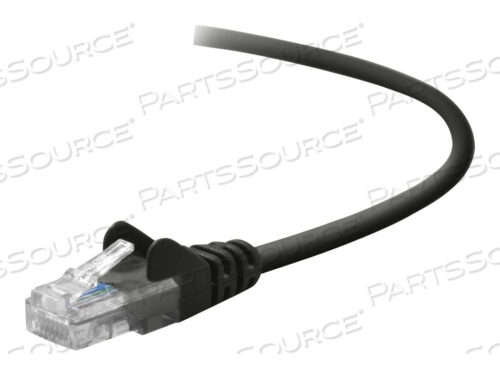 OEM#: A3L791-15-BLK-S15FT CAT5E SNAGLESS PATCH CABLE, UTP, ЧЕРНАЯ ПВХ-ОБОЛОЧКА, 24AWG, T568B, 50 MICRON, от Belkin