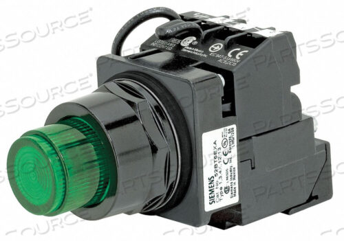 OEM#: 52BT6G3KBILLUMINATED PUSH BUTTON 30MM GREEN 6VAC by Siemens