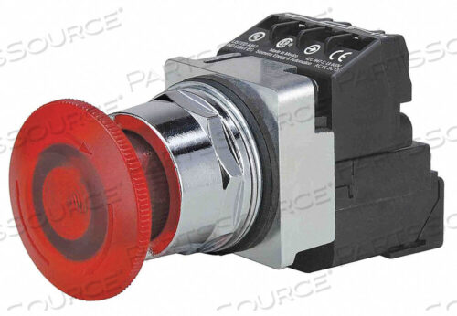 OEM#: 52PR8HRABILLUMINATED PUSH BUTTON 30MM 1NO/1NC RED by Siemens