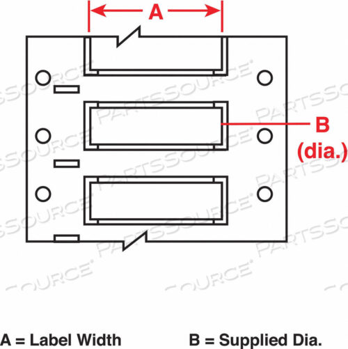 OEM#: 2HX-094-2-WРукава для маркировки проводов, белые, 2 дюйма, от Brady Americas