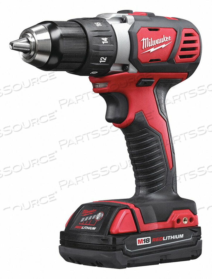 OEM#: 2606-22CT2606-22CT MILWAUKEE M18 АККУМУЛЯТОРНАЯ ДРЕЛЬ-ШУРУПОВЕРТ, 2-СКОРОСТНАЯ КОМПАКТНАЯ ДРЕЛЬ-ШУРУПОВЕРТ С БЛОКИРОВКОЙ ШПИНДЕЛЯ, 1/2 от Milwaukee Electric Tools