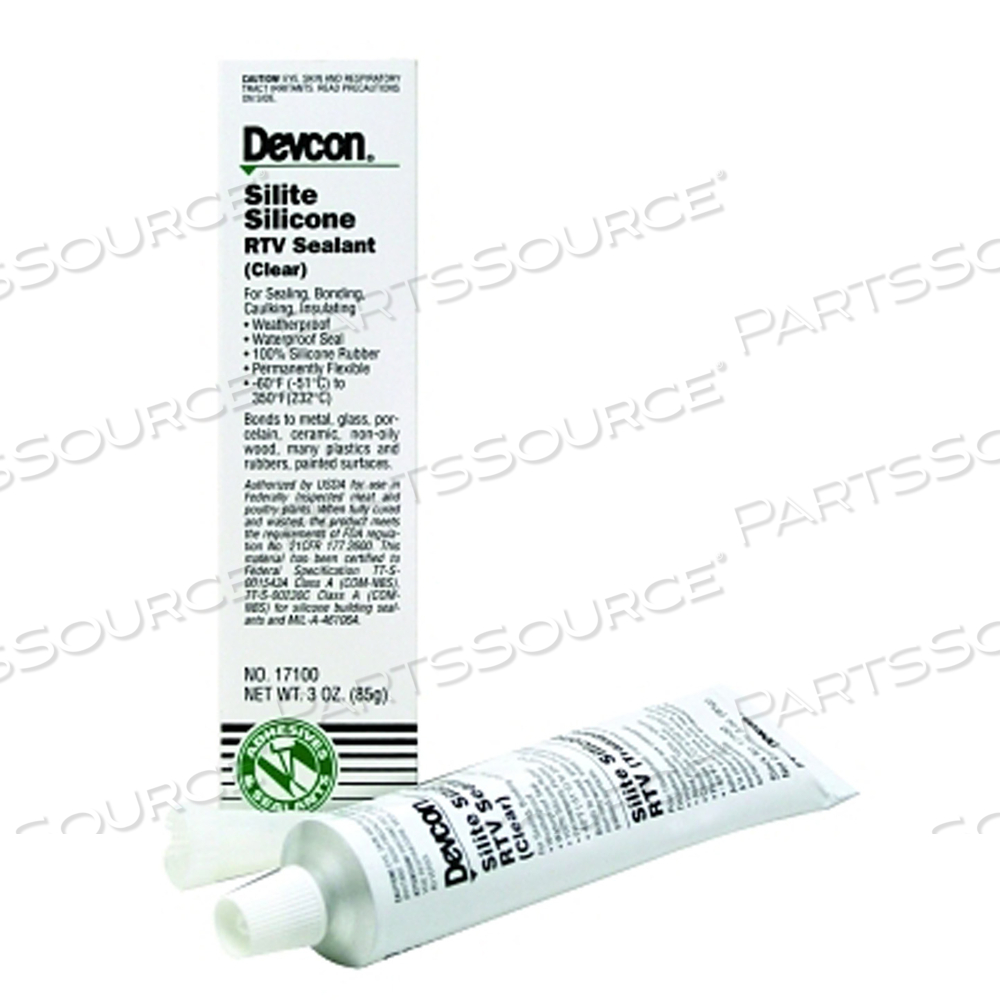 OEM#: 17100SILITE SILICONE RTV, 3 УНЦИИ, ТЮБИК, ПРОЗРАЧНЫЙ от Devcon