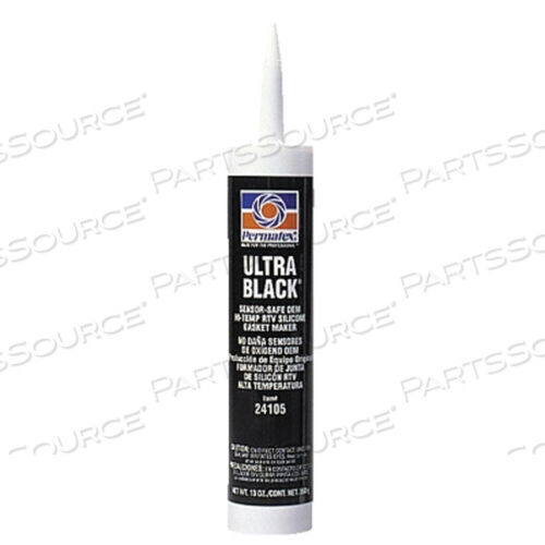 OEM#: 24105ULTRA SILICONE RTV GASKET MAKER, 13 УНЦИЙ, КАРТРИДЖ, ULTRA BLACK от Permatex