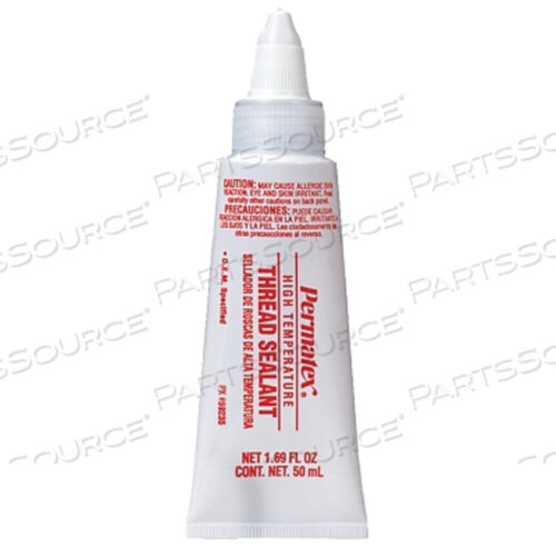 OEM#: 59235ВЫСОКОТЕМПЕРАТУРНЫЙ ГЕРМЕТИК ДЛЯ РЕЗЬБЫ, ТЮБИК 50 МЛ, БЕЛЫЙ от Permatex