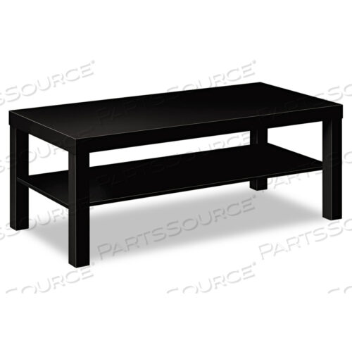 Журнальный столик из ламината, прямоугольный, 42Ш x 20Г x 16В, черный