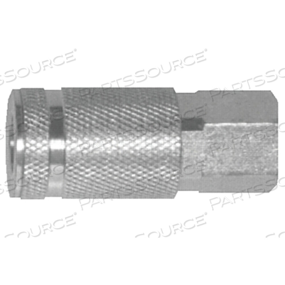 OEM#: DC20AIR CHIEF INDUSTRIAL ПОЛУАВТОМАТИЧЕСКАЯ МУФТА, ТРУБНАЯ РЕЗЬБА, РАЗМЕР КОРПУСА 1/4 ДЮЙМА, 1/4 ДЮЙМА (NPT) F, ЛАТУНЬ от Dixon Valve and Coupling