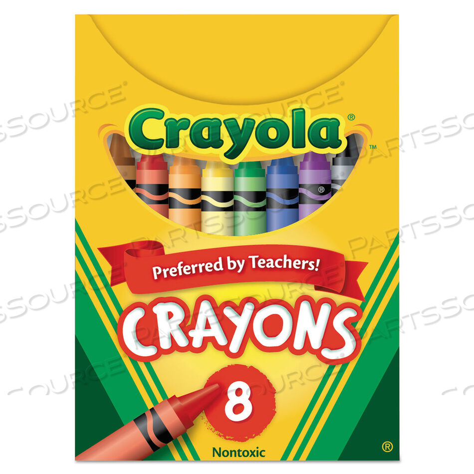 OEM#: 520008КЛАССИЧЕСКИЕ ЦВЕТНЫЕ МЕЛКИ, КОРОБКА ДЛЯ ПИЩИ, 8 ЦВЕТОВ от Crayola