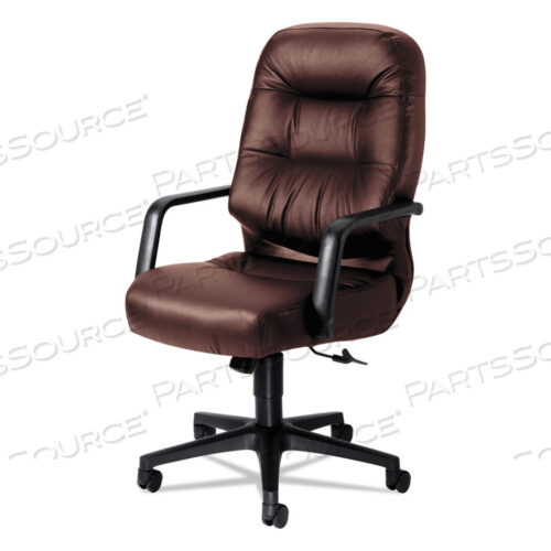 OEM#: H2091.H.SR69.TPILLOW-SOFT 2090 SERIES EXECUTIVE КРЕСЛО С ВЫСОКОЙ СПИНКОЙ, ВРАЩАЮЩЕЕСЯ/НАКЛОНЯЮЩЕЕСЯ, ВЫДЕРЖИВАЕТ 300 ФУНТОВ, СИДЕНЬЕ ОТ 16,75 ДО 21,25, БОРДОВЫЙ, ЧЕРНОЕ ОСНОВАНИЕ от HON