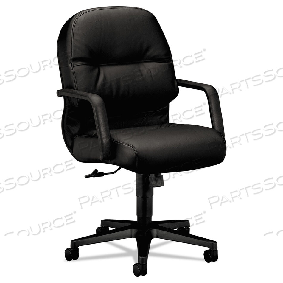 OEM#: H2092.H.SR11.TPILLOW-SOFT СЕРИЯ 2090, КОЖАНОЕ РУКОВОДЯЩЕЕ КРЕСЛО С СРЕДНЕЙ СПИНКОЙ, ВРАЩАЮЩЕЕСЯ/НАКЛОНЯЮЩЕЕСЯ, ВЫДЕРЖИВАЕТ 300 ФУНТОВ, ВЫСОТА СИДЕНЬЯ ОТ 16,75 ДО 21,25, ЧЕРНЫЙ, HON