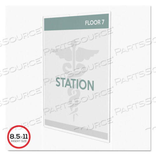 OEM#: 588601ДЕРЖАТЕЛЬ ЗНАКА SUPERIOR IMAGE CUBICLE, ВСТАВКА 8,5 X 11, ПРОЗРАЧНЫЙ от Deflecto