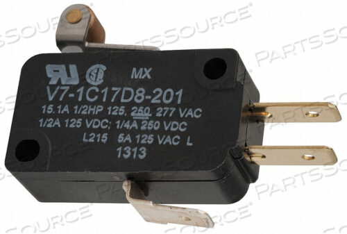 OEM#: V7-1C17D8-201PRMIUM МИНИ-ПЕРЕКЛЮЧАТЕЛЬ 15A SPDT SHRT ROLR LEVR от Honeywell