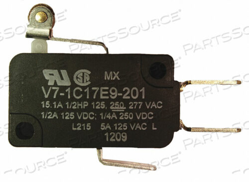 OEM#: V7-1C17E9-201PRMIUM МИНИ-ПЕРЕКЛЮЧАТЕЛЬ 15A SPDT SHRT ROLR LEVR от Honeywell